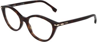 Fendi Optical Frame - unisex - Brillen - Bruin - 53 MM - Accessoires