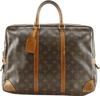 Louis Vuitton Brown Monogram Canvas Briefcase (Pre-Owned)