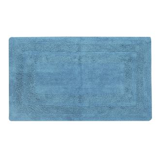 KASANOVA Tappeto bagno 50x80 cm cotone azzurro