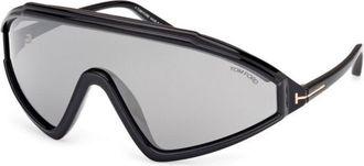 Tom Ford FT1121 01C Shiny Black/Smoke Mirror