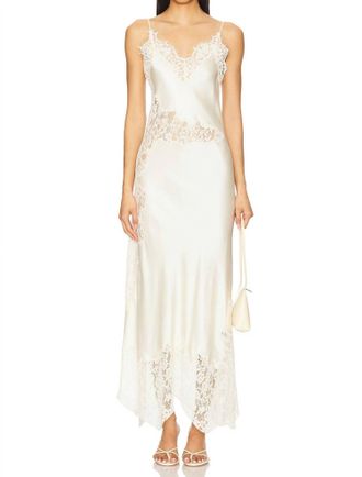 House Of Harlow Waverly Midi Dress In Ivory