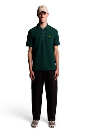 Lyle & Scott Plain Polo Shirt in Dark Green at Nordstrom, Size Xx-Large