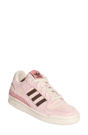 adidas Forum Low CL Basketball Sneaker in Pink/Earth Strata/White at Nordstrom, Size 8.5