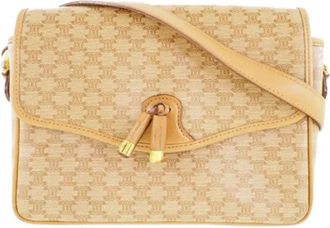 Celine Pre-owned Plastic shoulder-bags - Dames - Vintage Schoudertas - Beige - ONE Size - Vintage