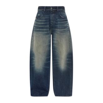 Diesel Wide Jeans, male, Blue, Size: W30 L32 Relaxed Jeans 1997 D-Enim-M