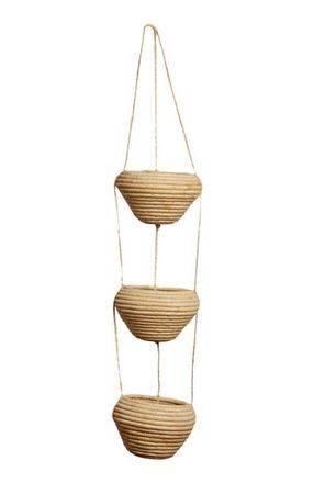Indego Africa Ibimera 3-Tiered Planter in Natural at Nordstrom