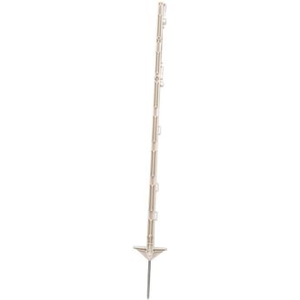 AMA Paletto in plastica bianco con occhielli per corde e bande 156cm