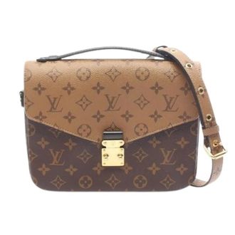 Louis Vuitton Pre-owned Pochette Metis Monogram Reverse 2way tas - Dames - Pre-owned - Bruin - Maat: ONE Size Leer