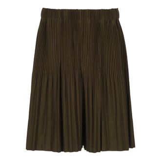 Issey Miyake Dames, Korte broeken, Groen, Maat: 2XS