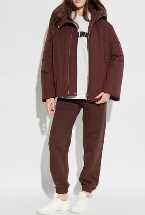 Jil Sander Cotton Sweatpants, Womens, Brown