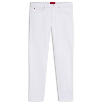 HUGO BOSS Extra-slim-fit jeans in white comfort-stretch denim