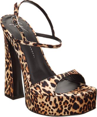 Giuseppe Zanotti Destino 100 Satin Platform Sandal