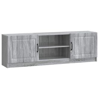 vidaXL Mueble De Tv Gris Sonoma 150 X 31 X 47 Cm Madera De Ingenier&iacute;a Vidaxl