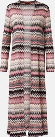 Missoni Cardigan in maglia a zig-zag con lamé