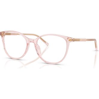 Dolce & Gabbana 52mm Butterfly optical glasses in Pink at Nordstrom