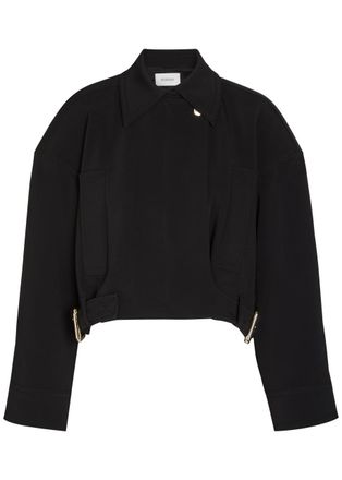 Sportmax Woven Bomber Jacket - Black - 10 (UK10 / S)