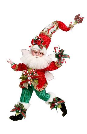 Mark Roberts Candy Cane and Holly Fairy, Small in Bright Red at Nordstrom