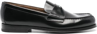 Prada triangle logo loafers - men - Calf Leather/Calf Leather/Calf Leather - 6.5 - Black