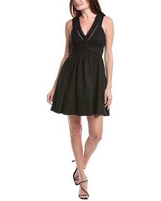 Taylor Linen-Blend Mini Dress