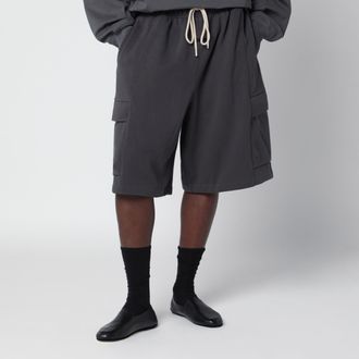 Fear of God Bermuda cargo Iron Grey in cotone felpato