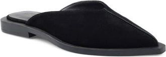 Artisan by Zigi Pointed Toe Mule in Black Suede at Nordstrom, Size 10