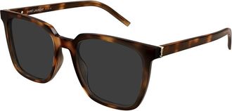 Saint Laurent SL M146/K Asian Fit 003 Womens Sunglasses Tortoiseshell Size 56 - Free RX Lenses - Free RX Lenses