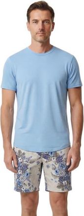 Lords of Harlech Clumped Floral Mens Flat Front Short in Clumped Floral Natural at Nordstrom, Size 32