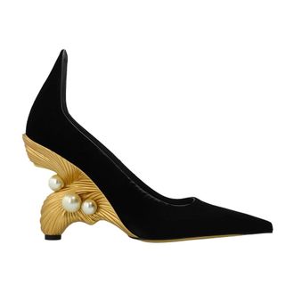 Jimmy Choo London Ithaca 95 Pumps - Dames - Schoenen - Zwart - Maat: 39 EU Leer