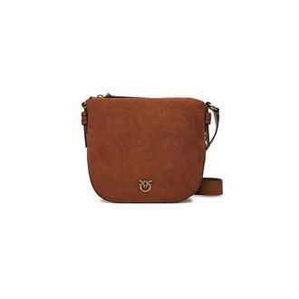 Pinko Pinko, Dames, Tassen, Bruin, Maat: ONE Size Katoen