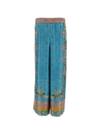 Pierre-Louis Mascia Pierre Louis Mascia Womens Printed Silk Trousers