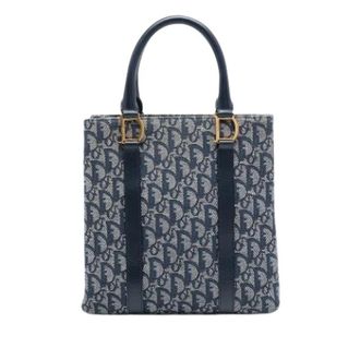 Dior Bolso Tote de Lona Pre-owned - Pre-owned - Mujer - Azul - ONE SIZE