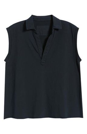 Frank & Eileen Olivia Sleeveless Shirt in British Royal Navy at Nordstrom, Size X-Small