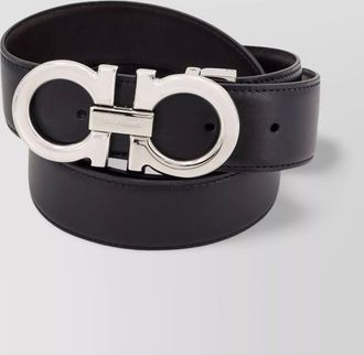 Ferragamo leather belt reversible gancini buckle