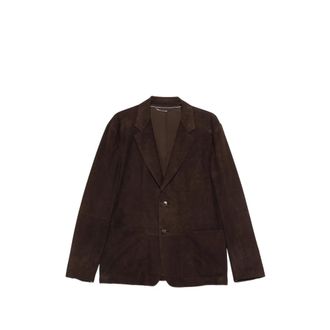 Canali Button Suede Blazer