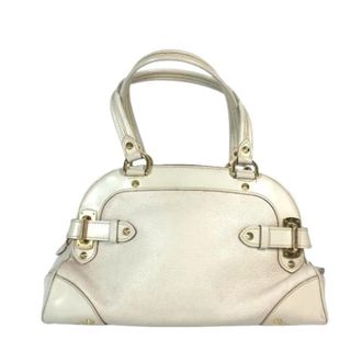 Louis Vuitton Pre-owned Vintage Suhali Leren Handtas - Dames - Pre-owned - Wit - Maat: ONE Size Leer