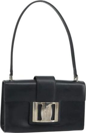 Ferragamo Pre-owned Shoulder Bags, female, Black, Size: ONE SIZE Pre-owned Shoulder Bag