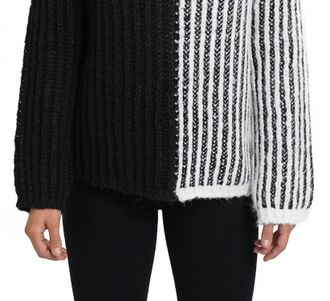 Love Token Aubrie Turtleneck Sweater In Black