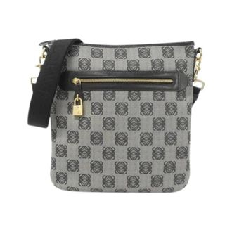 Loewe Pre-owned Canvas Schoudertas - Dames - Vintage Schoudertas - Grijs - ONE Size - Vintage