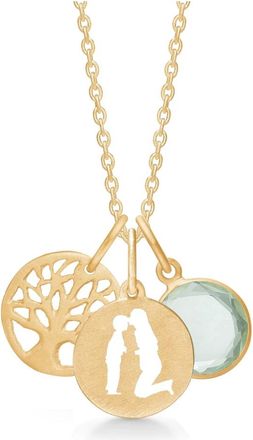 Frk. Lisberg Accessoires, Dames, Geel, M, Familie ketting met levenssymboliek