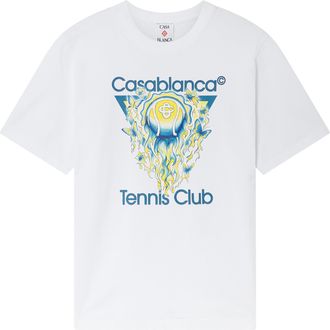 Casablanca Bold Graphic Print Short-Sleeve T-Shirt with Relaxed Fit