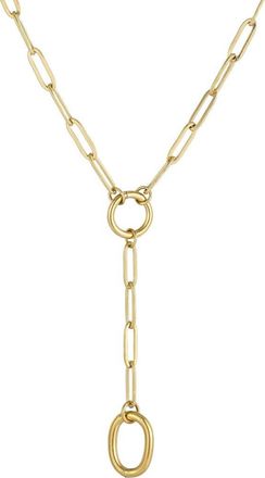 Adornia Tarnish Resistant 18K Gold Plated Y-Necklace at Nordstrom Rack