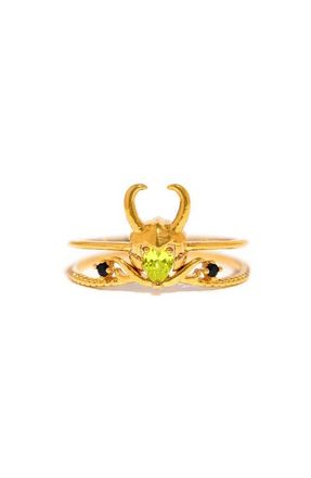 Girls Crew x Marvel Loki God of Stories Ring Set in Gold at Nordstrom, Size 8