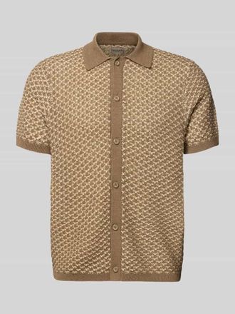 Guess Regular Fit Freizeithemd mit Knopfleiste Modell RYDEN in Beige, Gr&ouml;&szlig;e XXL