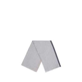 Brunello Cucinelli Pure Cashmere Scarf - Gray