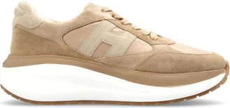 Hogan Maxi I Active Sneakers - Dames - Sneakers - Beige - 37 EU - Leer - Schoenen