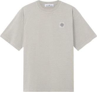 Stone Island 2100030 Compass Patch T-Shirt Pearl Gray L1S152100030S0115V0061