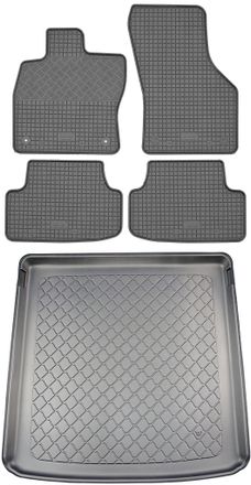 OEM Volkswagen Golf Variant Viii / Golf Variant Viii Hybrid Kombi (5 Puertas) Desde Noviembre De 2020. Juego: Alfombrillas De Goma Para Coche + Alfombrill