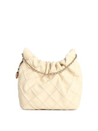 Tory Burch Fleming Cream Leather Mini Bag