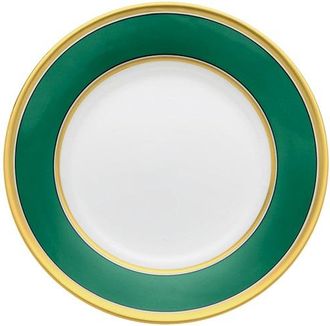 Ginori 1735 Flat Bread Plate Contessa Smeraldo, Impero Shape