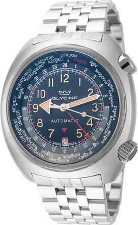 Glycine Mens Airman SST GMT 43mm Automatic Watch